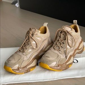 Sandro Astro 1 Sneakers Beige Size 39